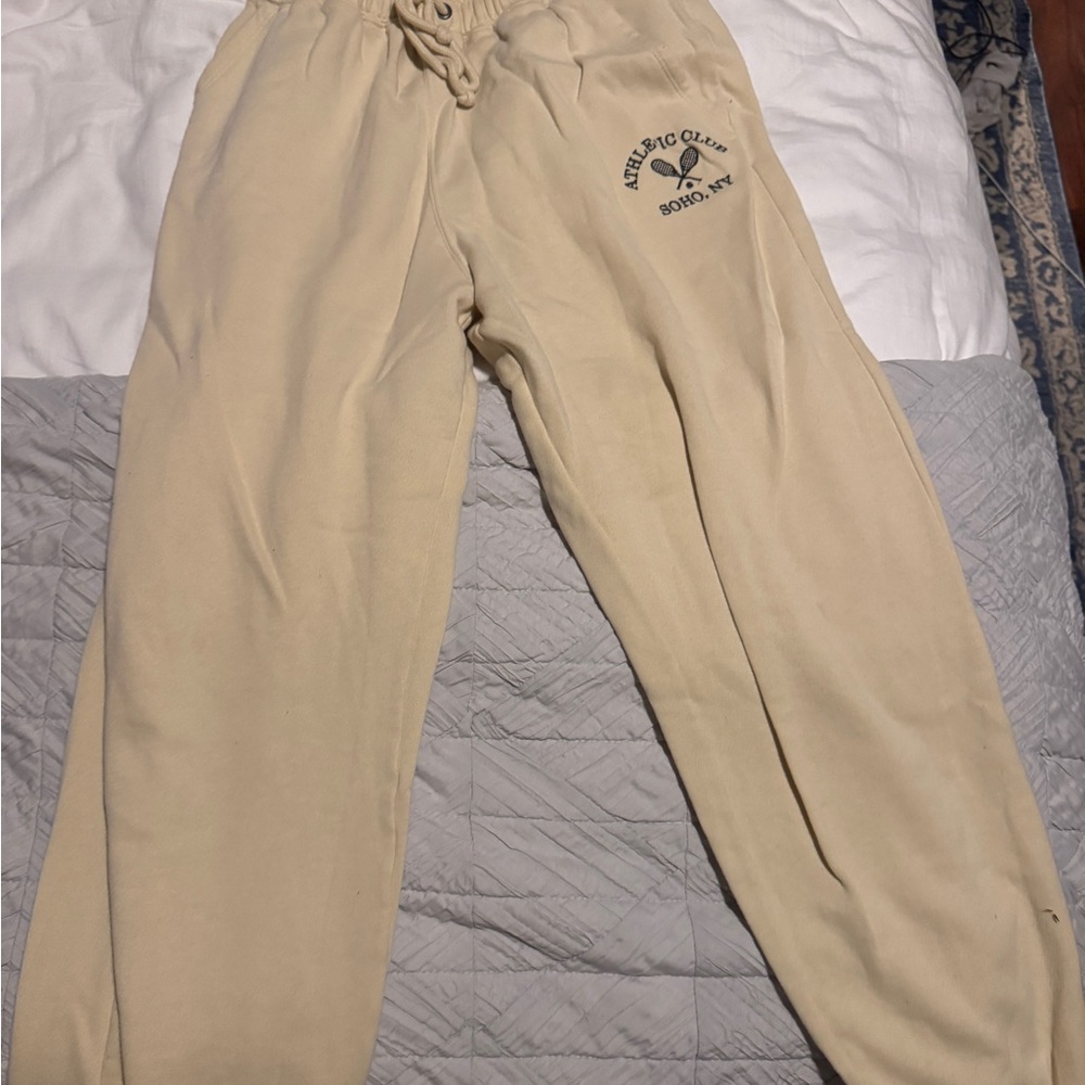 Abercrombie & Fitch Yellow Joggers